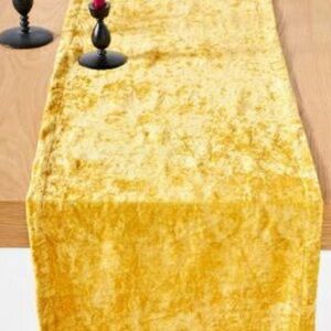 Anthropologie-Linnea Crushed Velvet Table Runner